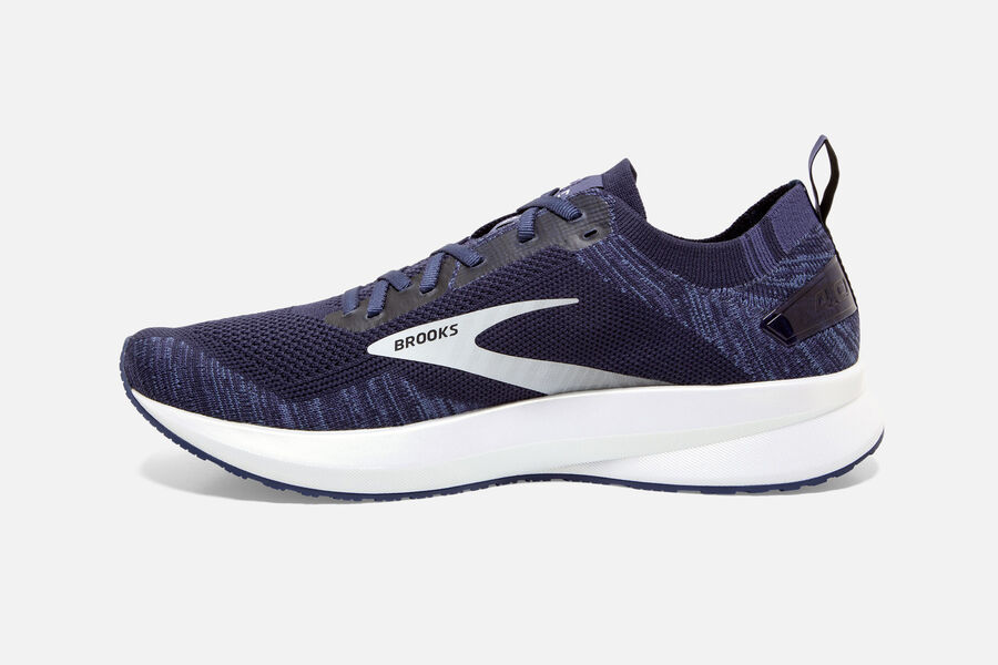 Brooks Levitate 4 Road Running Shoes Mens - Navy/Grey/White - CRXGS-1298